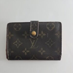 Louis Vuitton Monogram Bifold French Brown Wallet. Size M11919